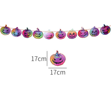Decoracion Calabaza colorida