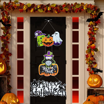 Búho fantasma colgante para puerta