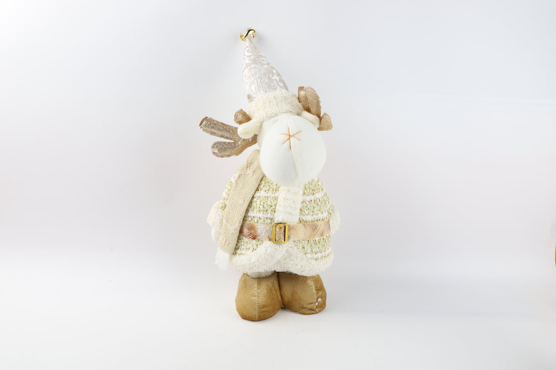 Adorno de Reno Blanco