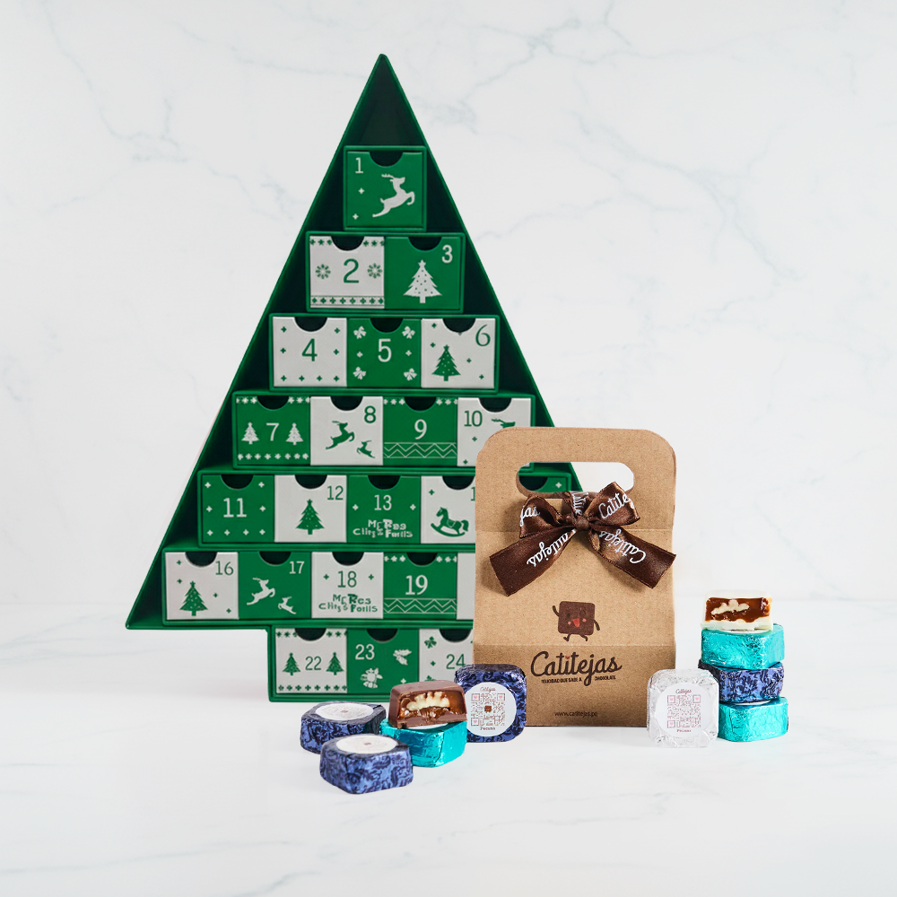 Calendario Navideño + Catibox x8 Catitejas