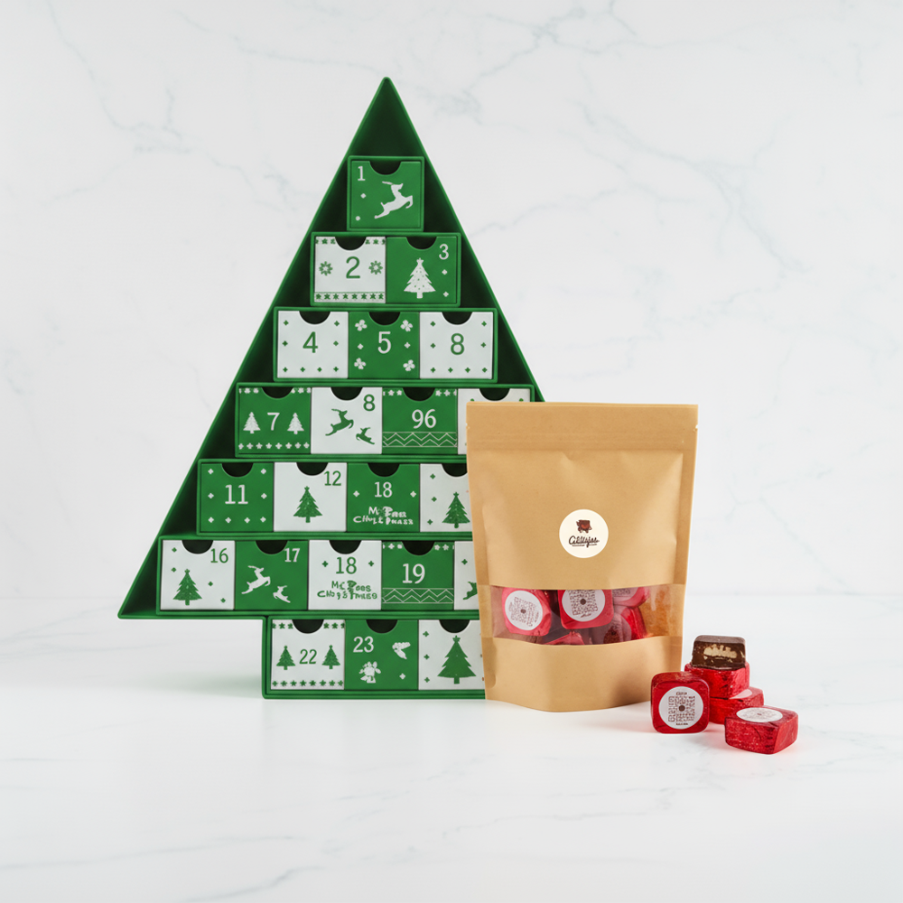 Calendario Navideño + Refill x12 Catitejas