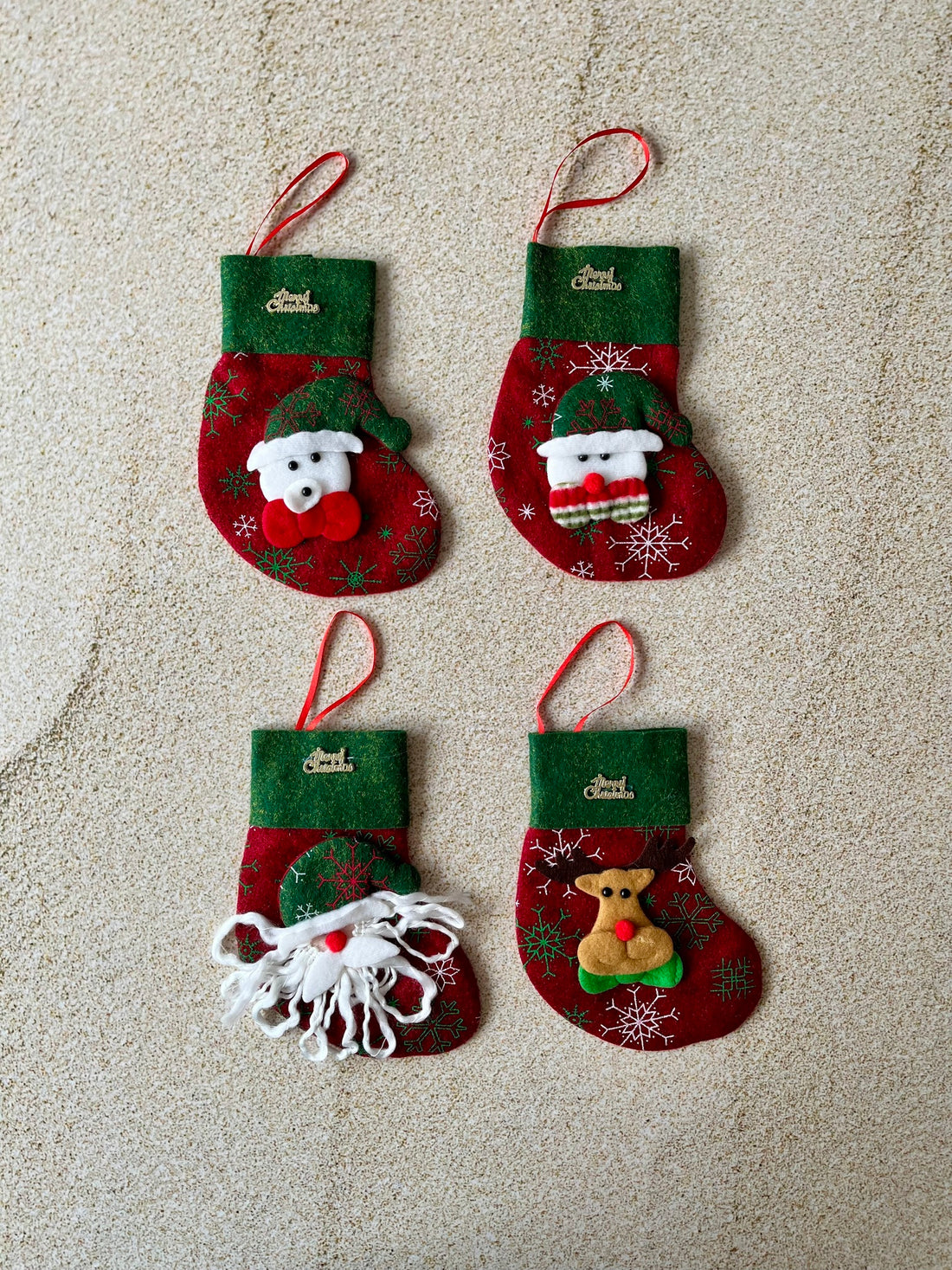 Adorno medias navideñas