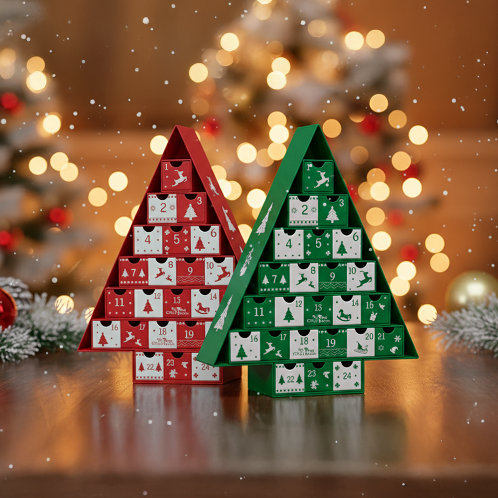 Calendario de Adviento Arbol Navideño - Verde