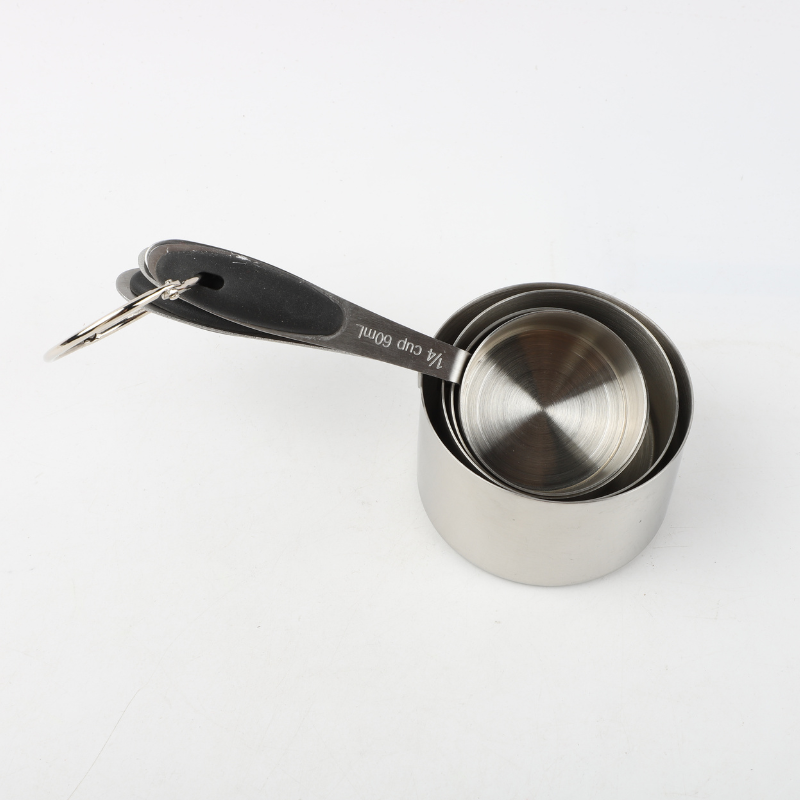 Juego de 4 Cucharas Medidoras de Acero Inoxidable