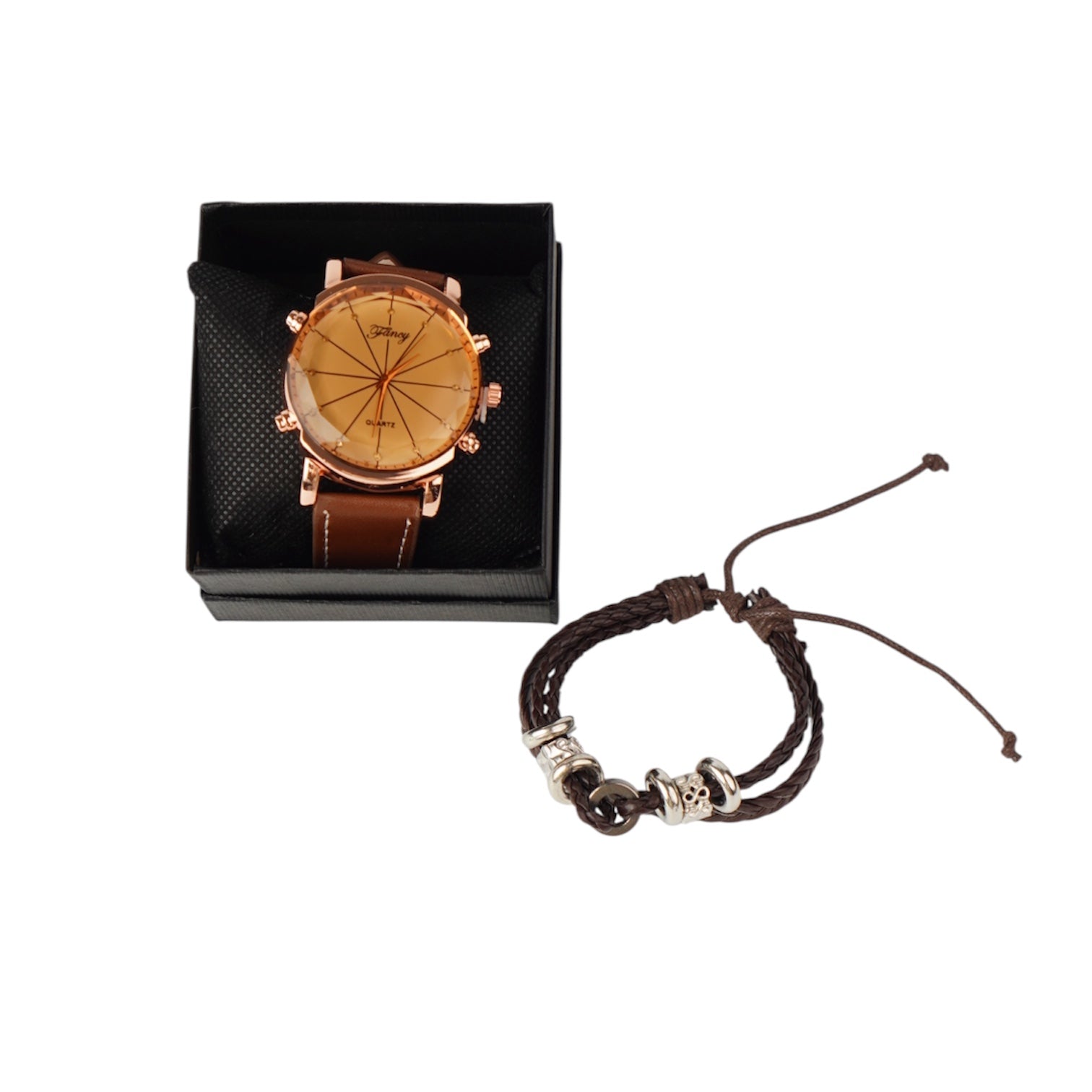 Set de accesorios duo básico marrón