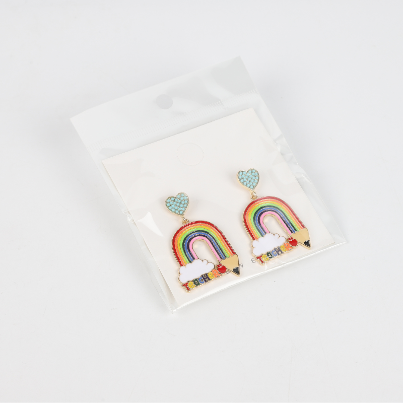 Aretes 'Teacher Arcoíris'