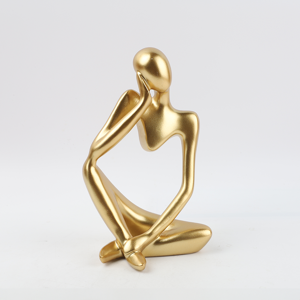 Adorno de Resina el Mirador Dorado