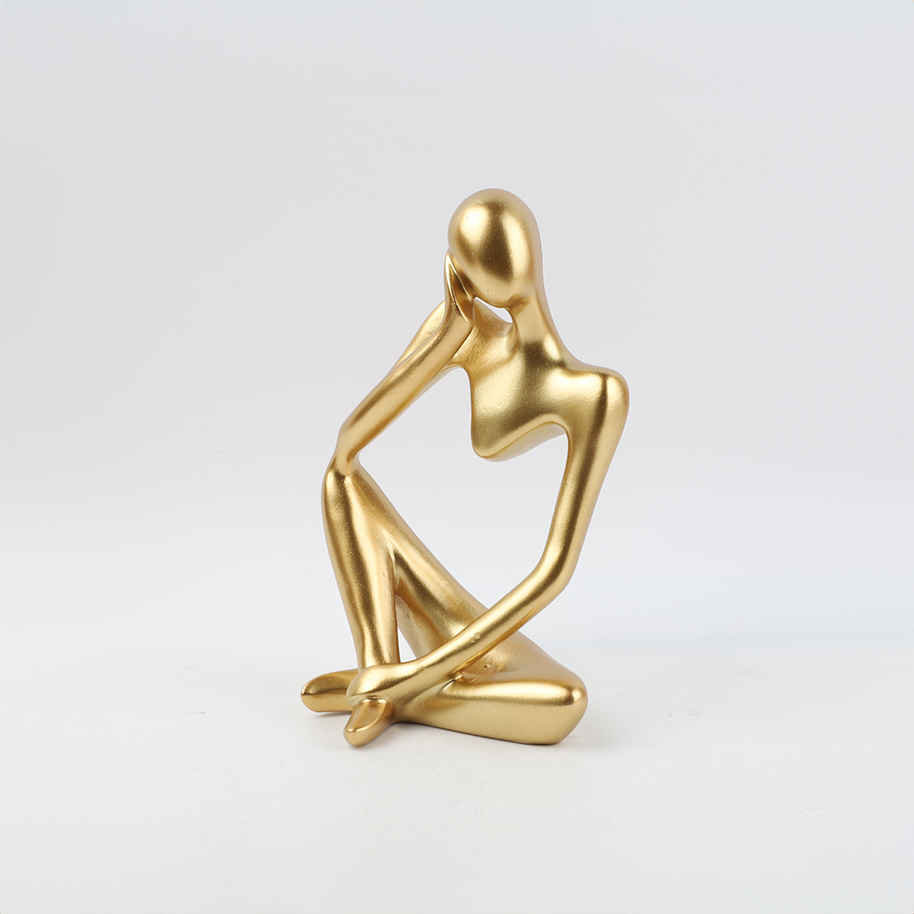 Adorno de Resina el Mirador Dorado