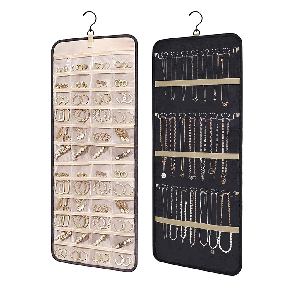 Organizador Colgante de Tela para Joyas