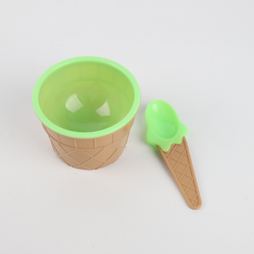 Bowl con Cuchara para Helado