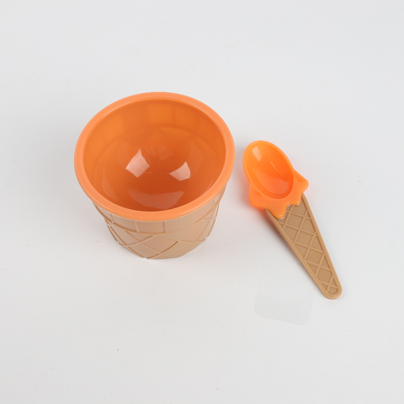 Bowl con Cuchara para Helado