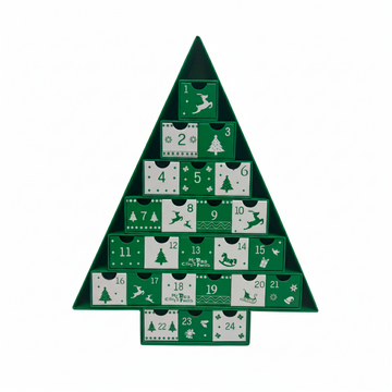 Calendario de Adviento Arbol Navideño - Verde