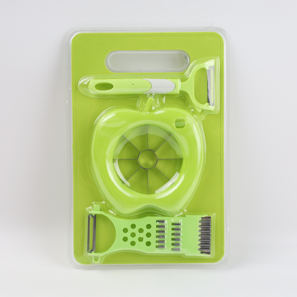 Set de Tabla Picar 29 x 20 cm + Accesorios