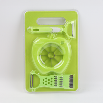 Set de Tabla Picar 29 x 20 cm + Accesorios