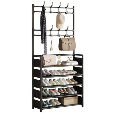 Estante Organizador con Percheros