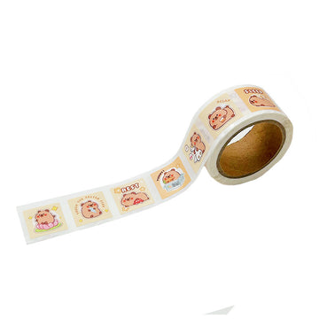 Rollo de Stickers de Capybara