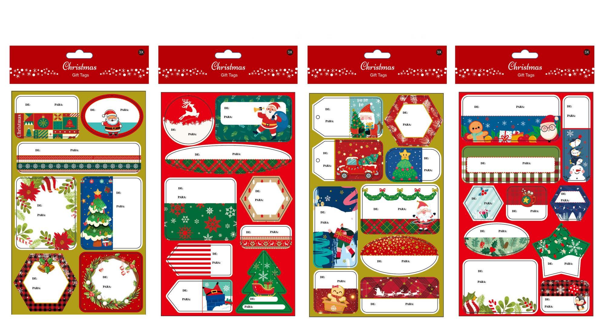 Stickers de Navidad Elegante