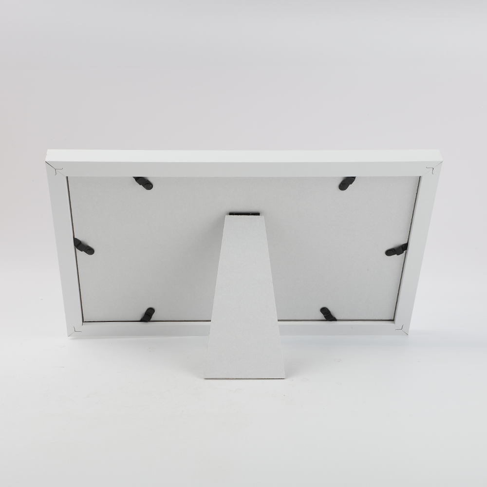 Marco de Fotos Horizontal para 2 Fotos Blanco