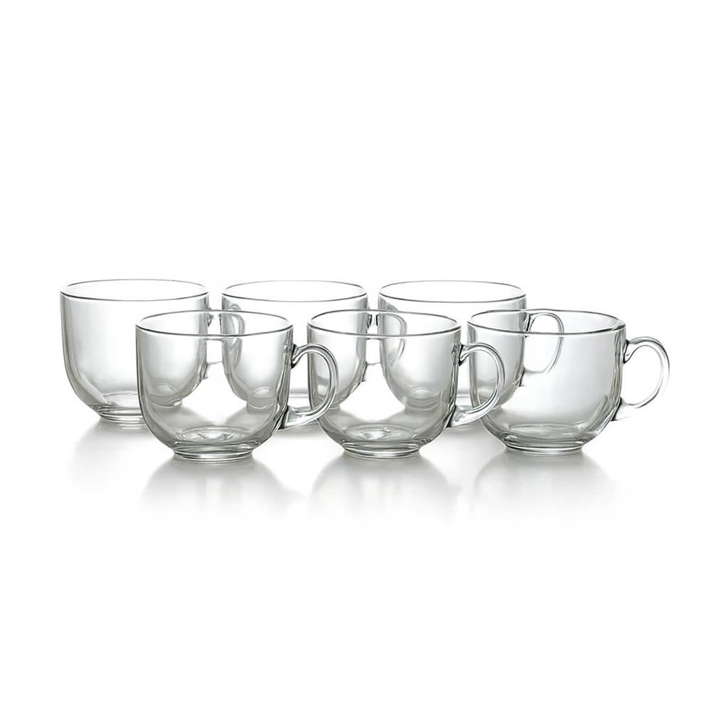 Set x6 Tazas de Vidrio 470ml