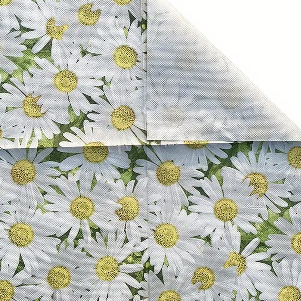 Pack x3 Servilletas de Flores Blancas