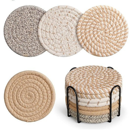 Set de 8 Posavasos con Soporte