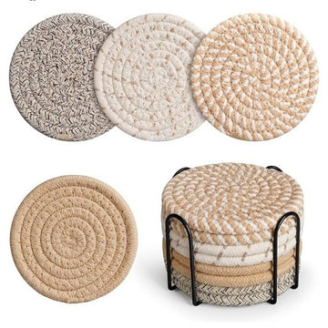 Set de 8 Posavasos con Soporte