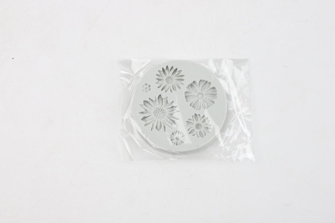 Molde de Silicona Diseño Flores