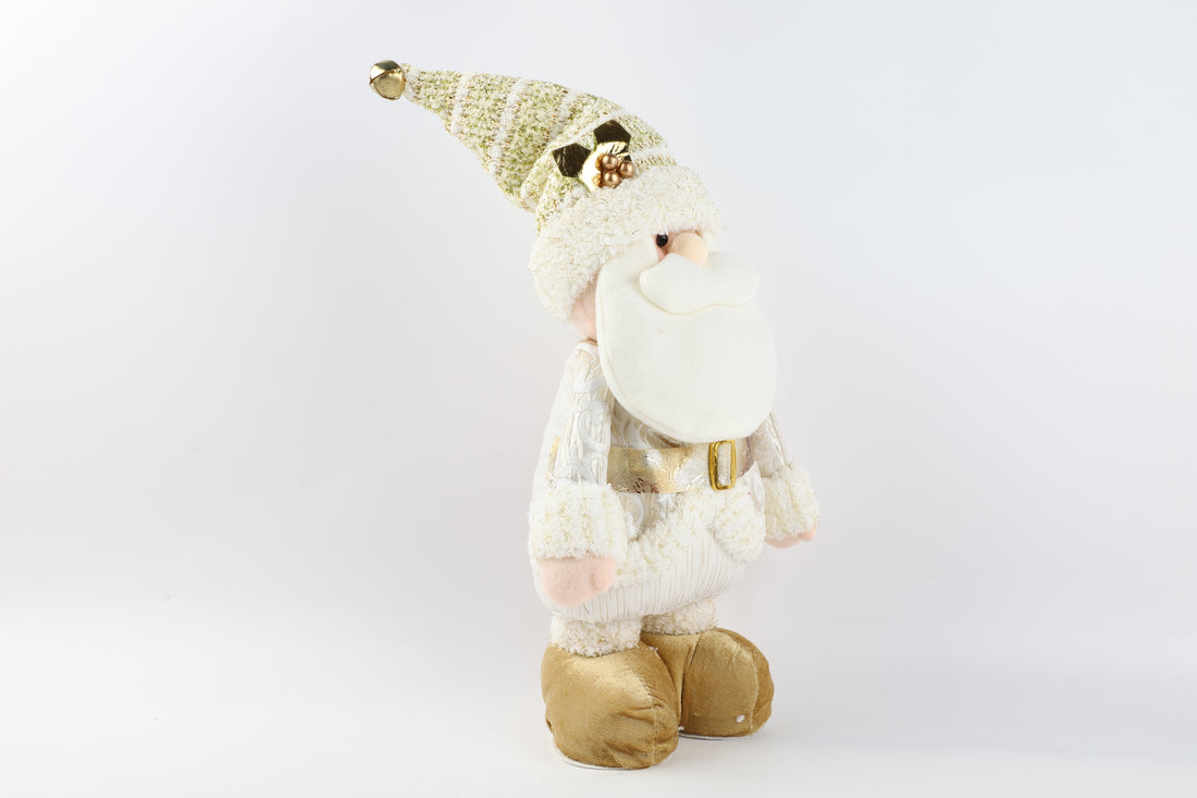 Muñeco Papa Noel Retractil Gold