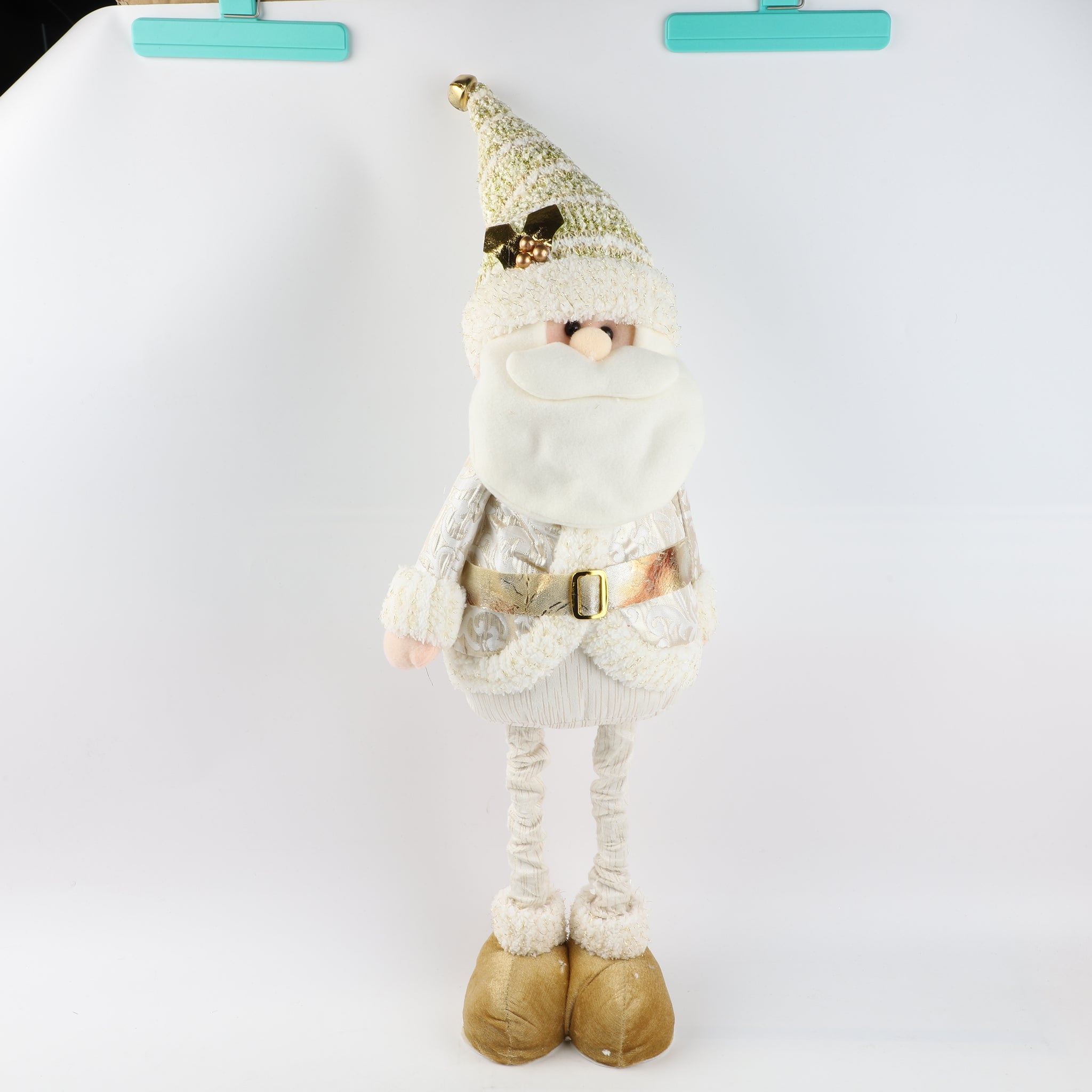 Muñeco Papa Noel Retractil Gold
