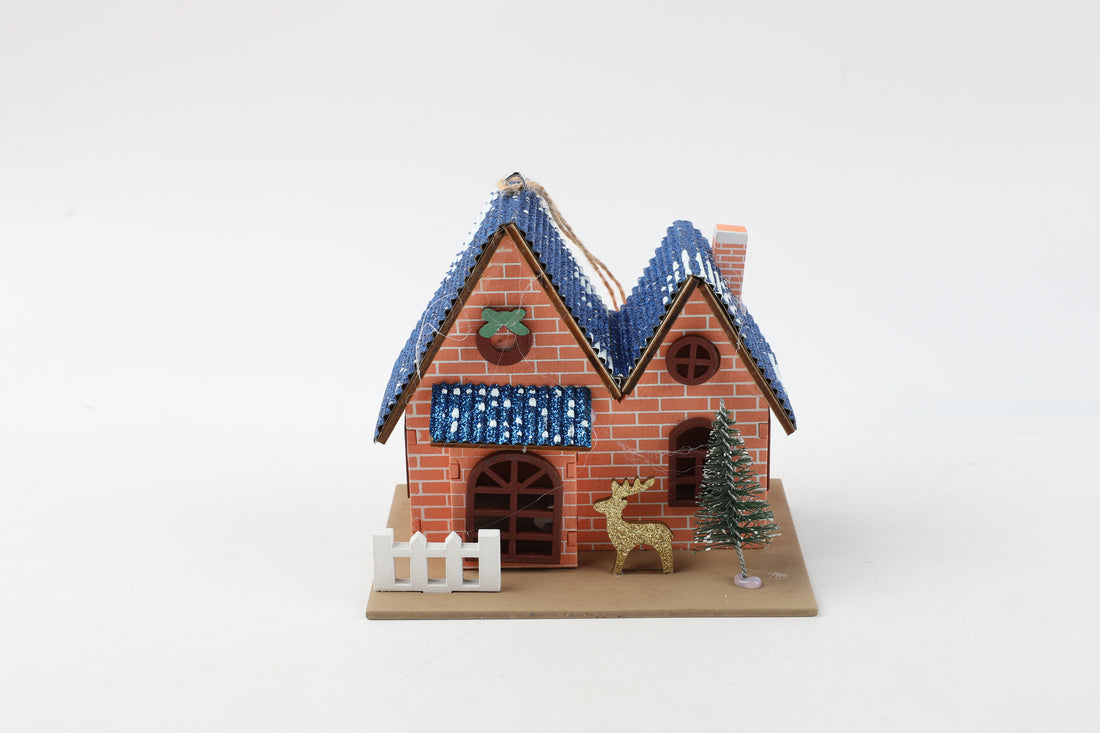 Casita Navideña Colgante