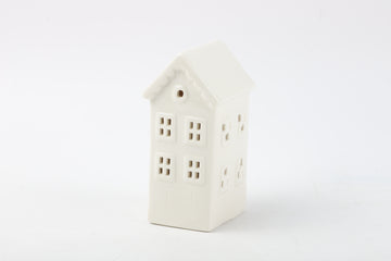 Casita Navideña Blanca