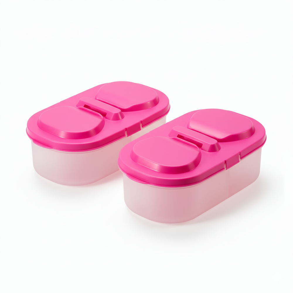 Set x2 Taper Doble Compartimiento - Fucsia