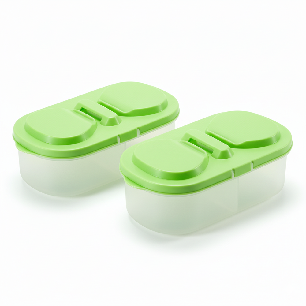 Set x2 Taper Doble Compartimiento - Verde