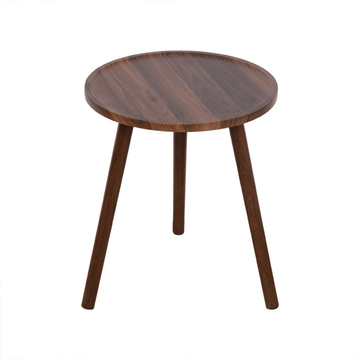 Mesa Auxiliar Redonda Marrón