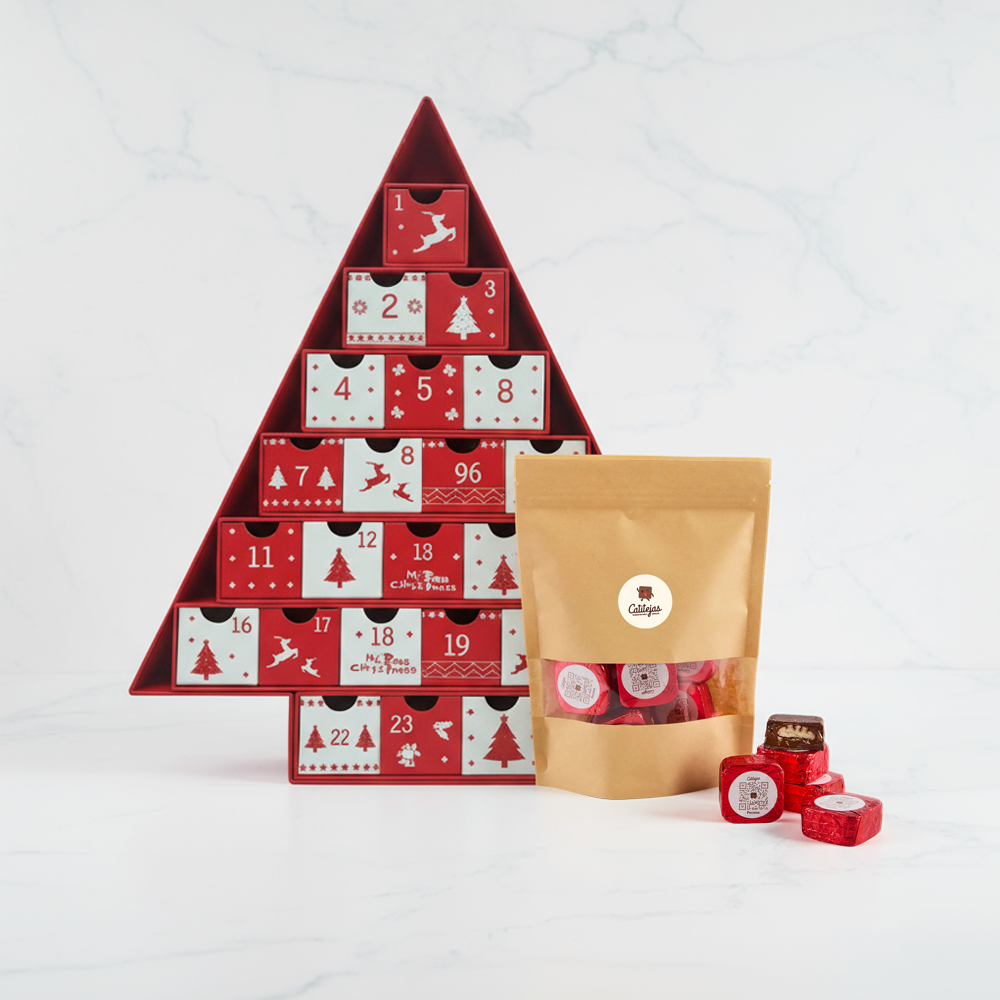 Calendario Navideño + Refill x12 Catitejas