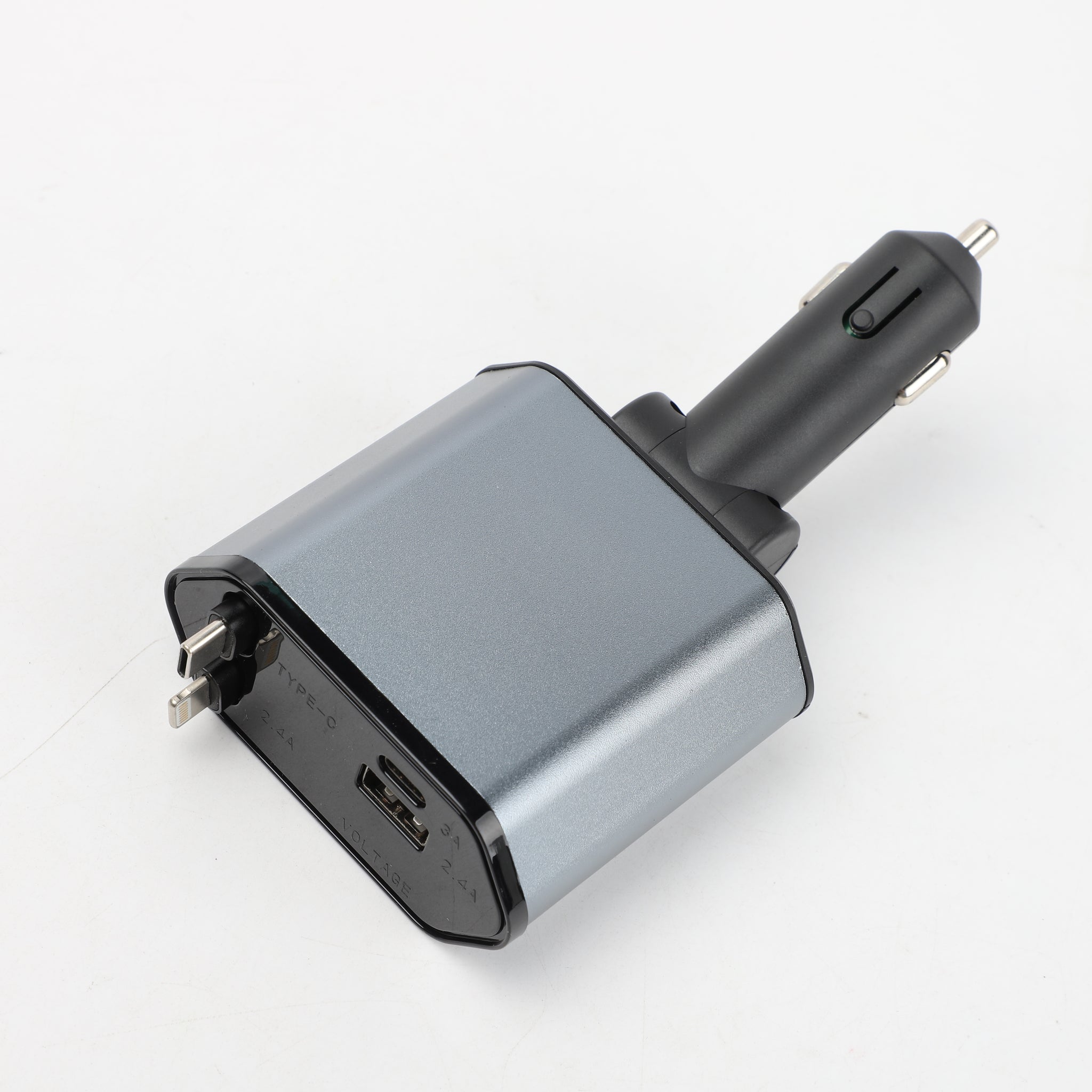Cargador para Carro con Entrada Múltiple