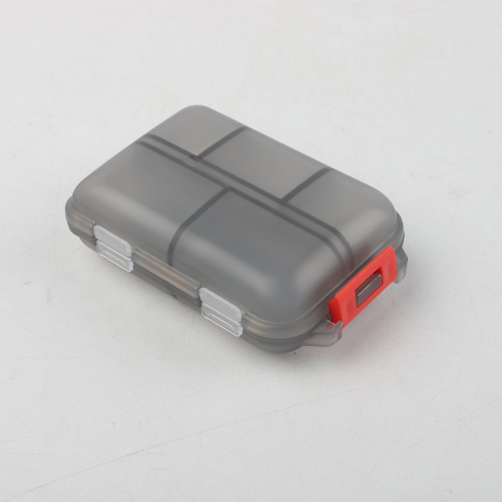 Pastillero Gris/Rojo