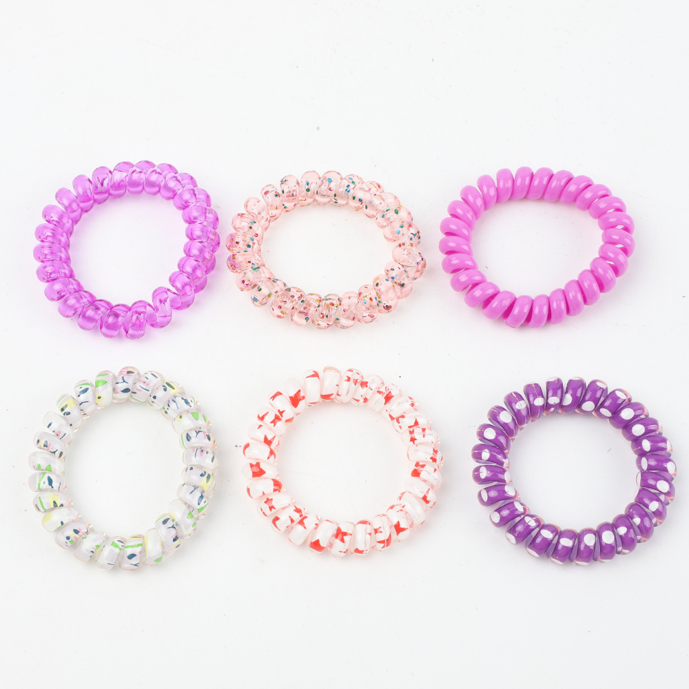 Set x6 Ligas Elásticas Para Cabello