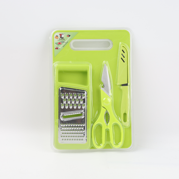 Set Tabla Picar 29 x 20 cm + Accesorios