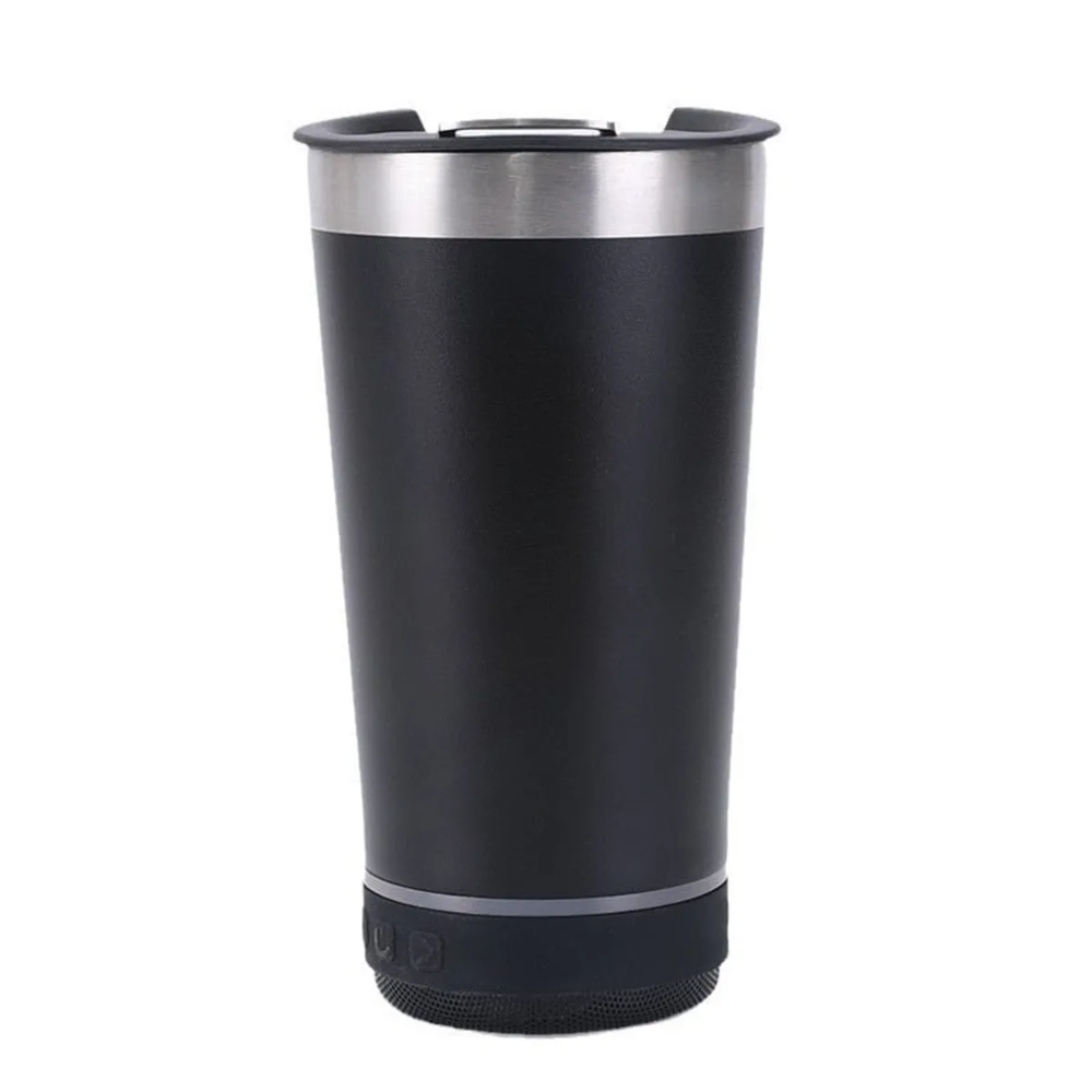 Vaso Térmico 600 ml con Parlante Bluetooth