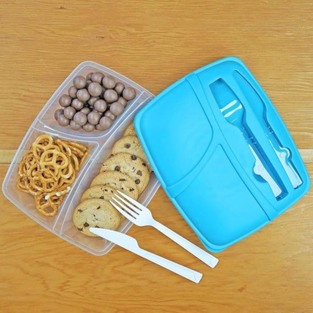 Contenedor de Alimentos + Cubiertos