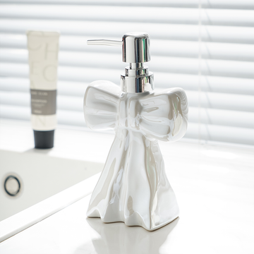 Dispensador de Jabón Líquido Lazo Blanco