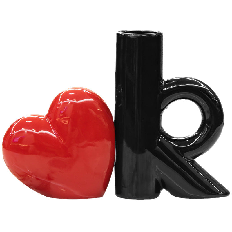 Adorno de Cerámica Ok Corazón