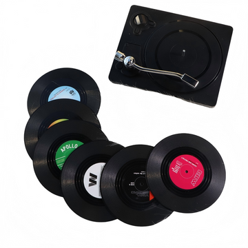 Set de 7 Posavasos Diseño Vinil