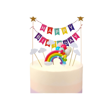 Decoración para Tortas 'Happy Birthday'