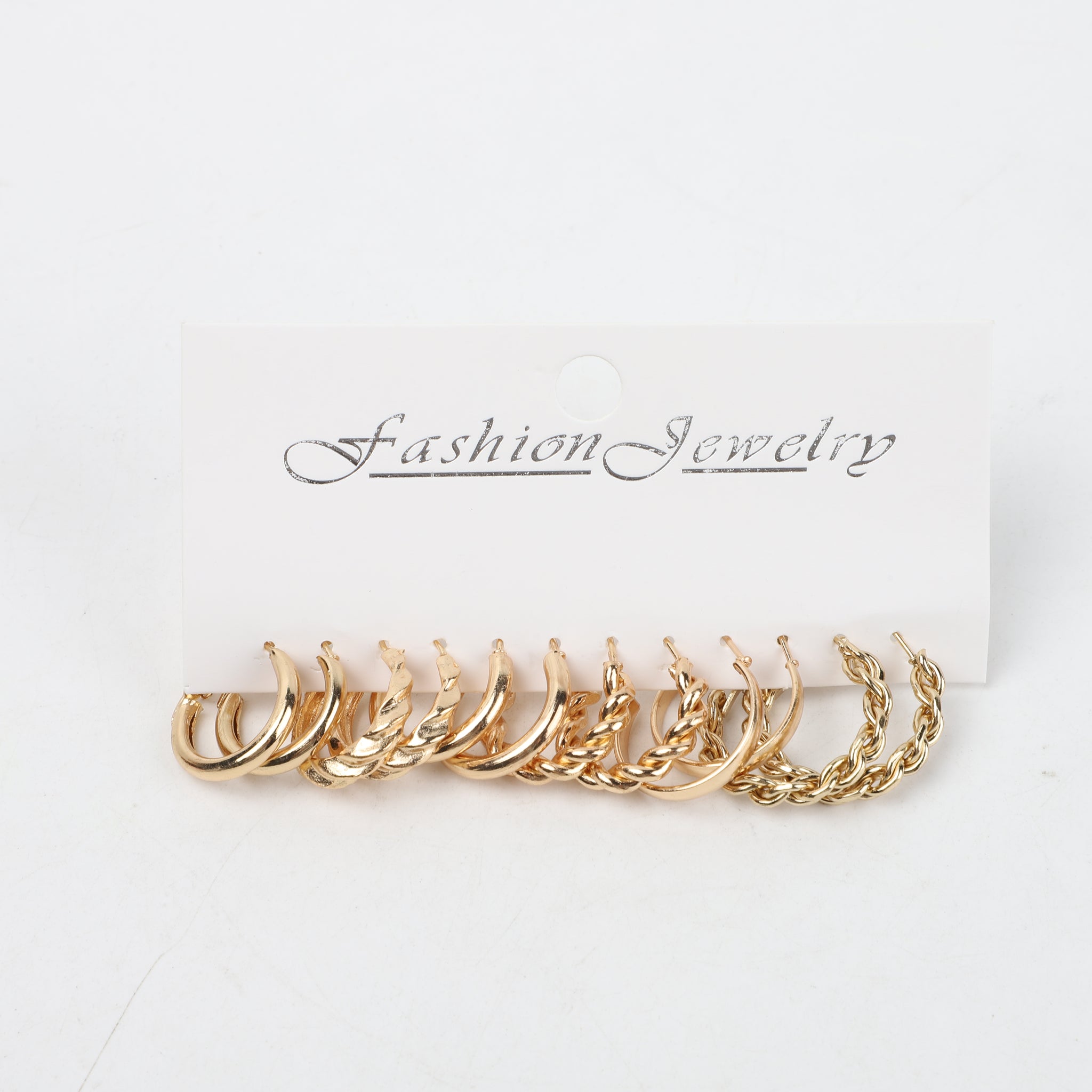 Set de 24 Aretes Dorados