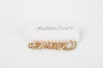 Set de 24 Aretes Dorados