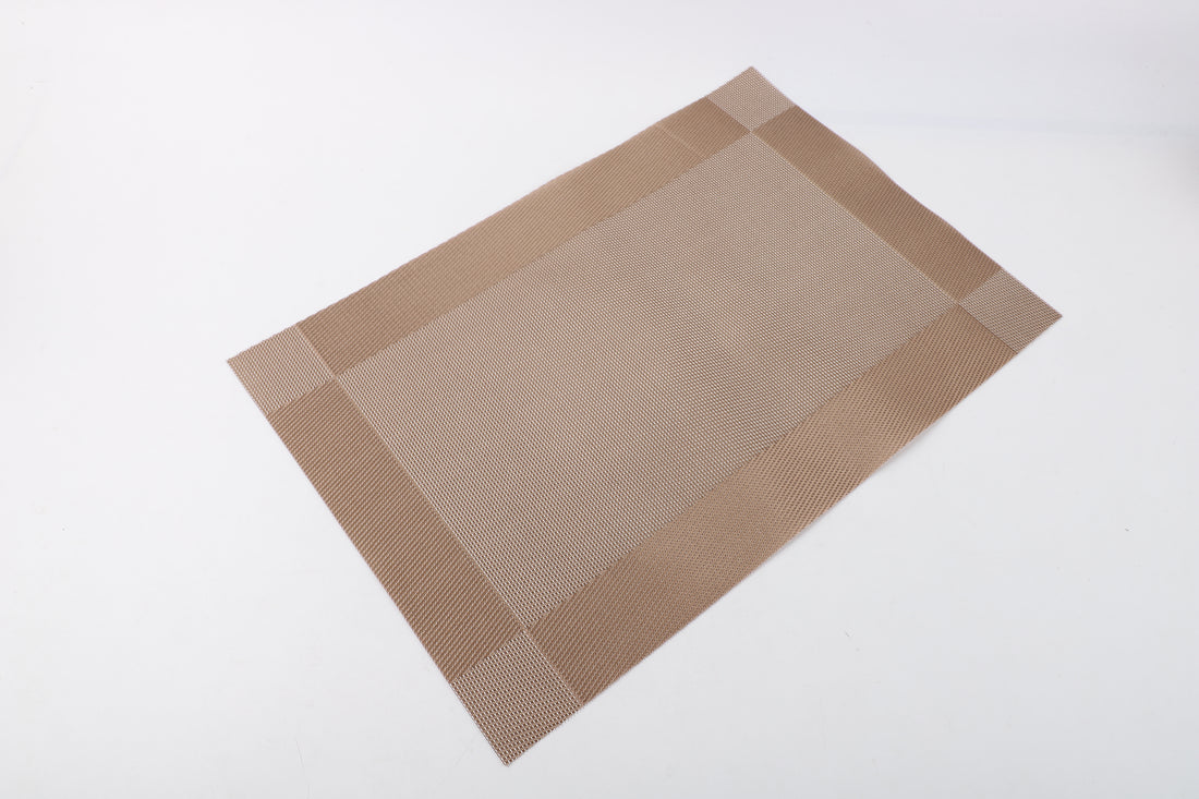 Set x10 Individuales Rectangular Marron