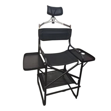 Silla de Maquillaje Profesional Plegable Con Reposacabeza