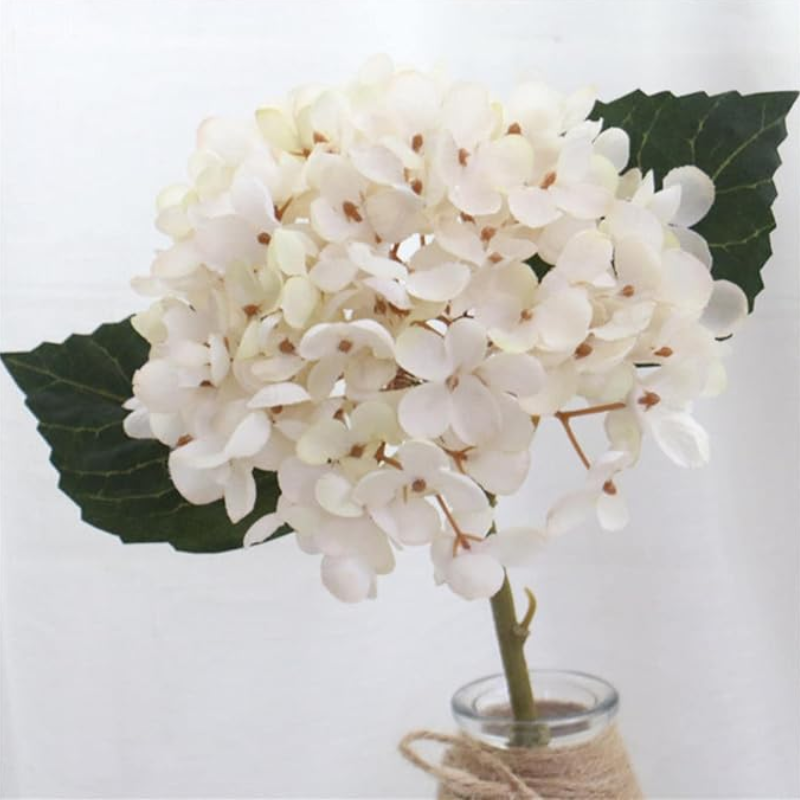 Ramo de Hortensias Blancas Artificiales